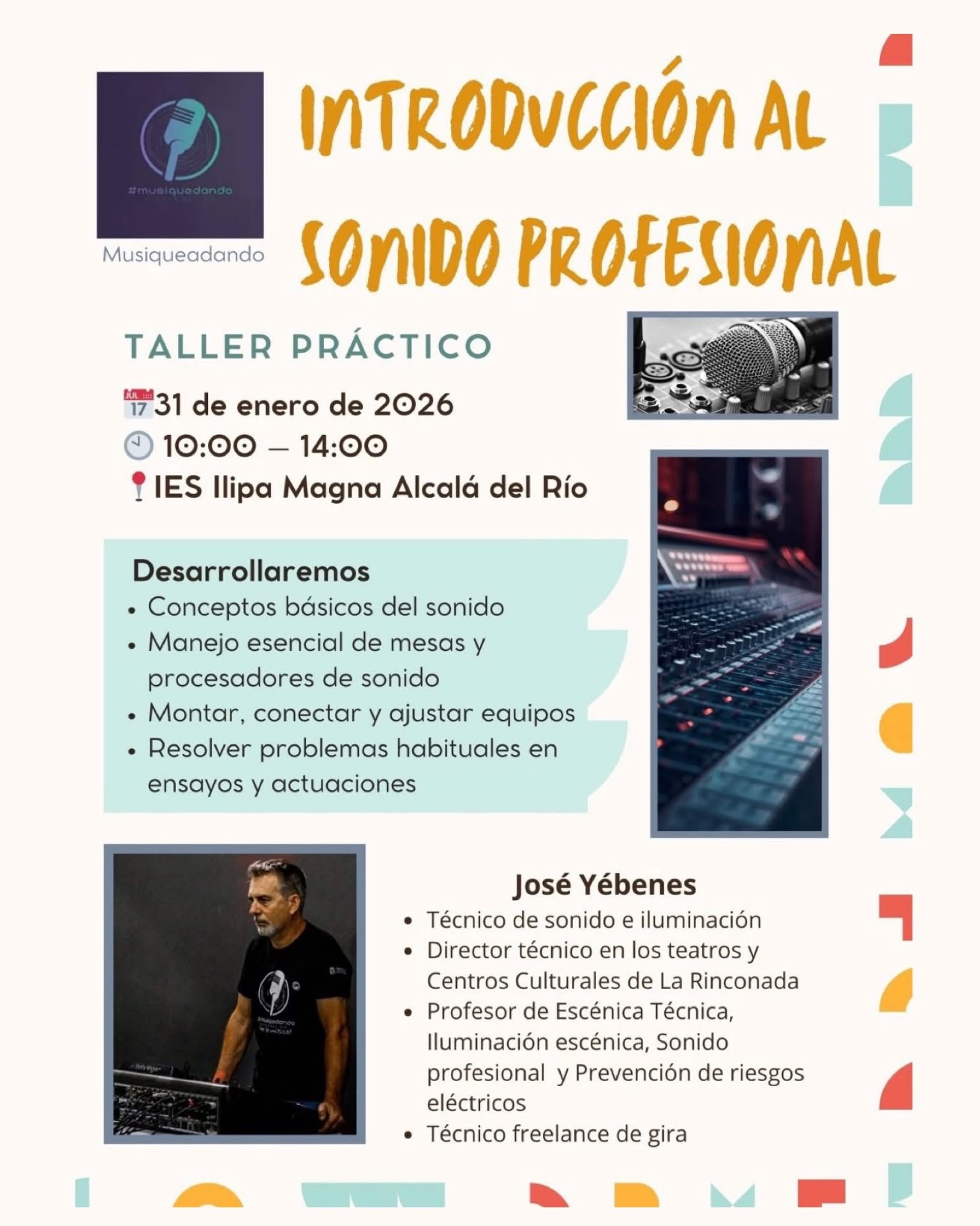 TALLER INTRODUCCIÓN AL SONIDO PROFESIONAL